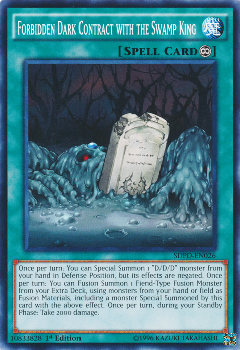 Forbidden Dark Contract with the Swamp King [SDPD-EN026] Common | GnG Games