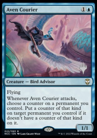 Aven Courier (Promo Pack) [Streets of New Capenna Commander Promos] | GnG Games