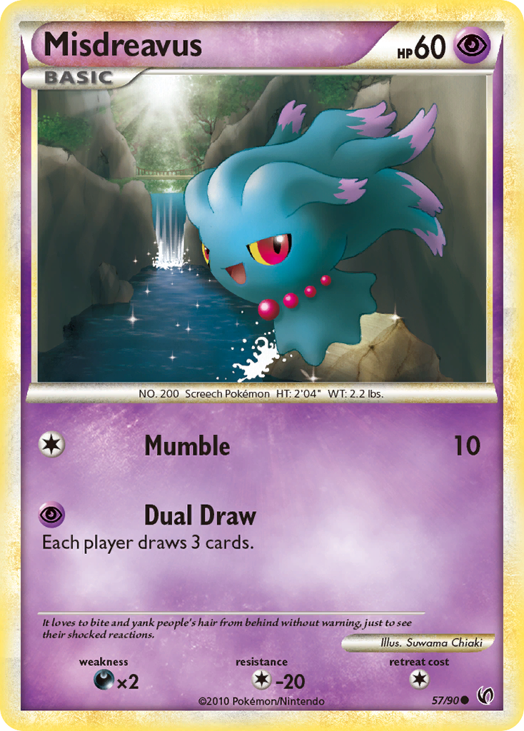 Misdreavus (57/90) [HeartGold & SoulSilver: Undaunted] | GnG Games