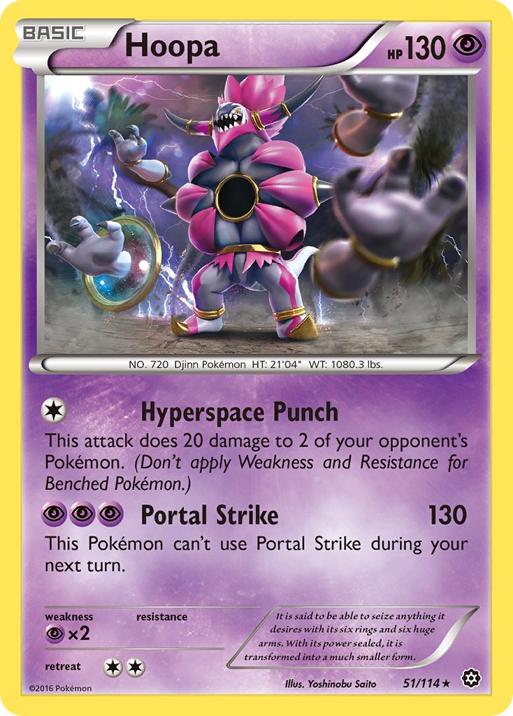 Hoopa (51/114) (Theme Deck Exclusive) [XY: Steam Siege] | GnG Games