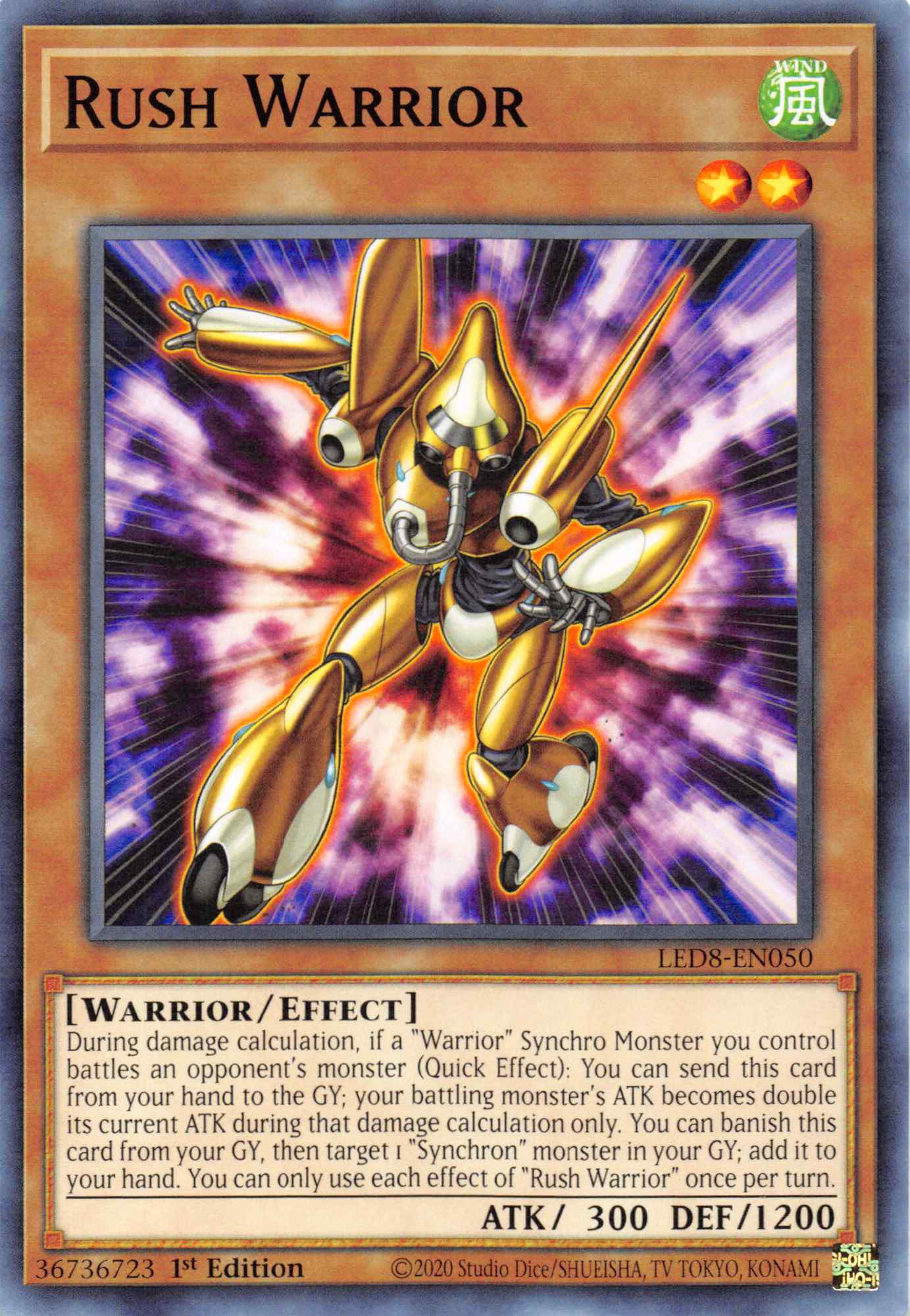 Rush Warrior [LED8-EN050] Common | GnG Games