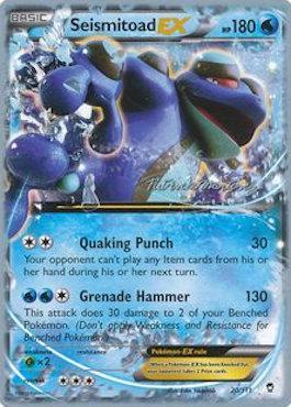 Seismitoad EX (20/111) (Punches 'n' Bites - Patrick Martinez) [World Championships 2015] | GnG Games