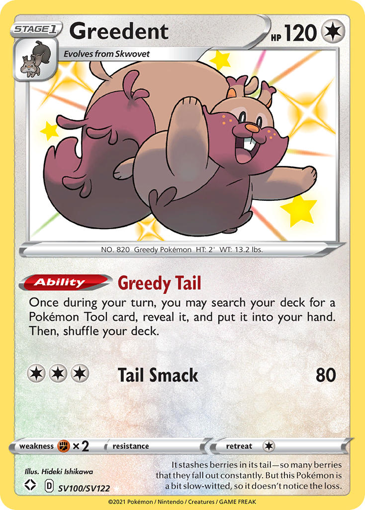 Greedent (SV100/SV122) [Sword & Shield: Shining Fates] | GnG Games