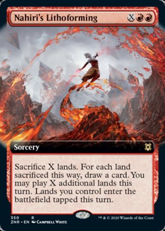Nahiri's Lithoforming (Extended Art) [Zendikar Rising] | GnG Games