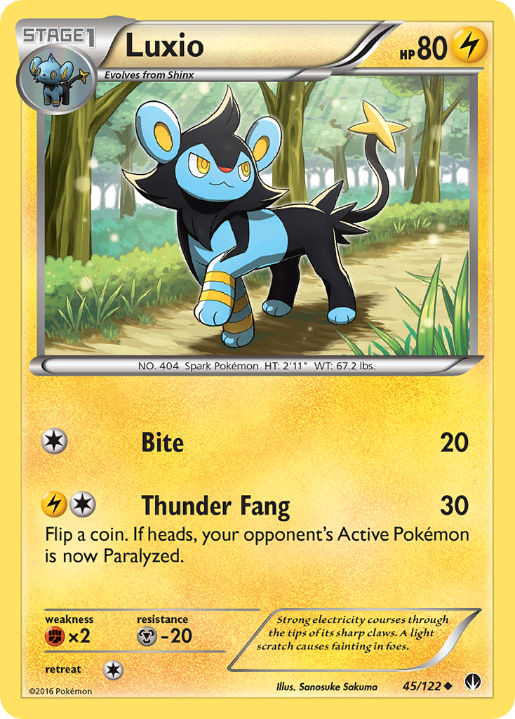 Luxio (45/122) [XY: BREAKpoint] | GnG Games