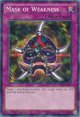 Mask of Weakness (Shatterfoil) [BP03-EN190] Common | GnG Games
