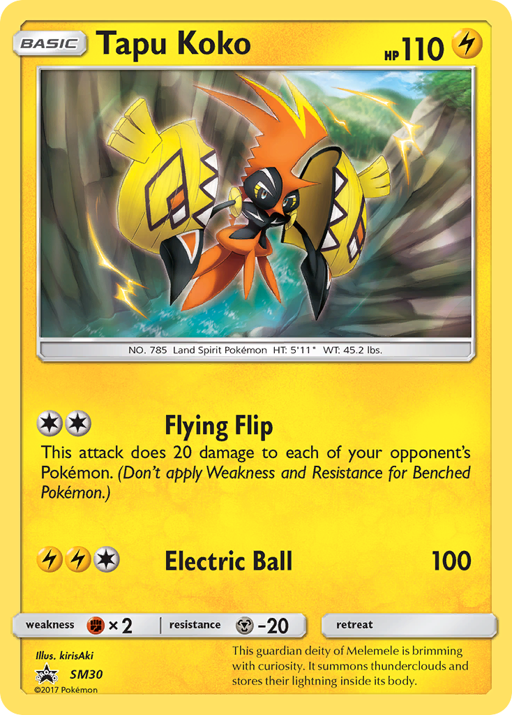 Tapu Koko (SM30) [Sun & Moon: Black Star Promos] | GnG Games