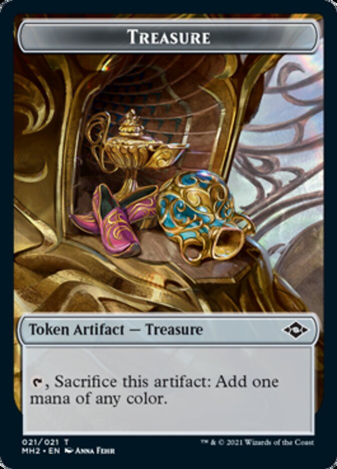 Treasure Token (#21) // Zombie Army Token [Modern Horizons 2 Tokens] | GnG Games