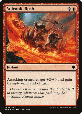 Volcanic Rush [Dragons of Tarkir] | GnG Games