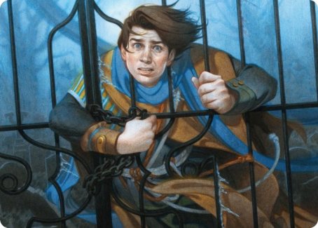 Locked in the Cemetery Art Card [Innistrad: Midnight Hunt Art Series] | GnG Games