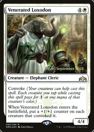 Venerated Loxodon [Guilds of Ravnica Promos] | GnG Games