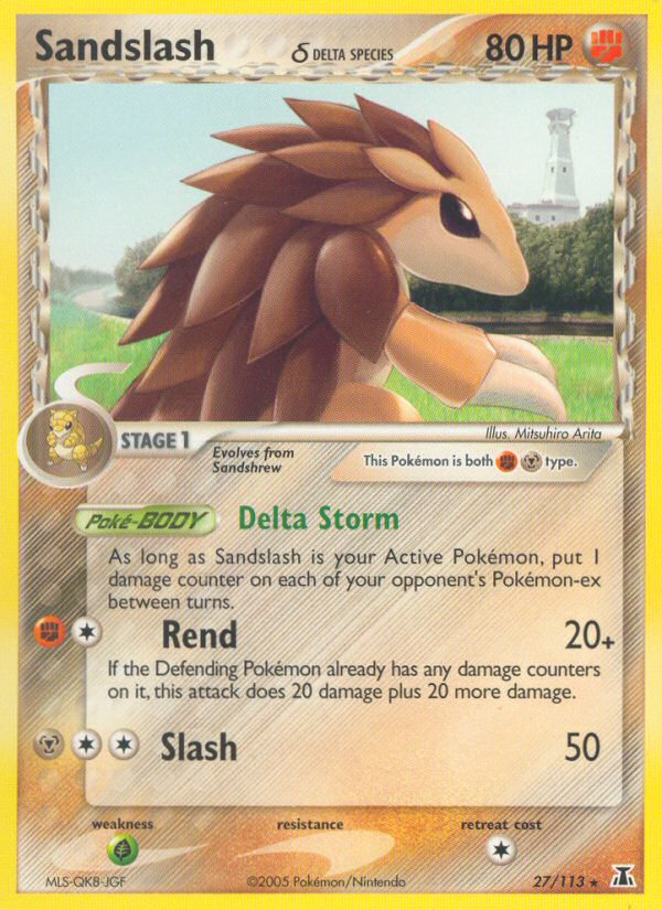 Sandslash (27/113) (Delta Species) [EX: Delta Species] | GnG Games