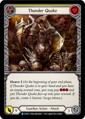 Thunder Quake (Yellow) [EVR025] (Everfest)  1st Edition Rainbow Foil | GnG Games