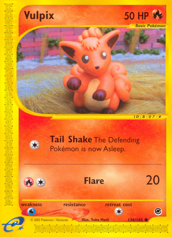 Vulpix (136/165) [Expedition: Base Set] | GnG Games