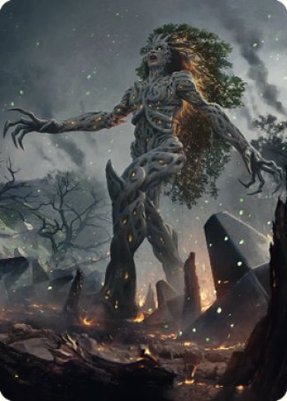 Titania, Gaea Incarnate Art Card [The Brothers' War Art Series] | GnG Games