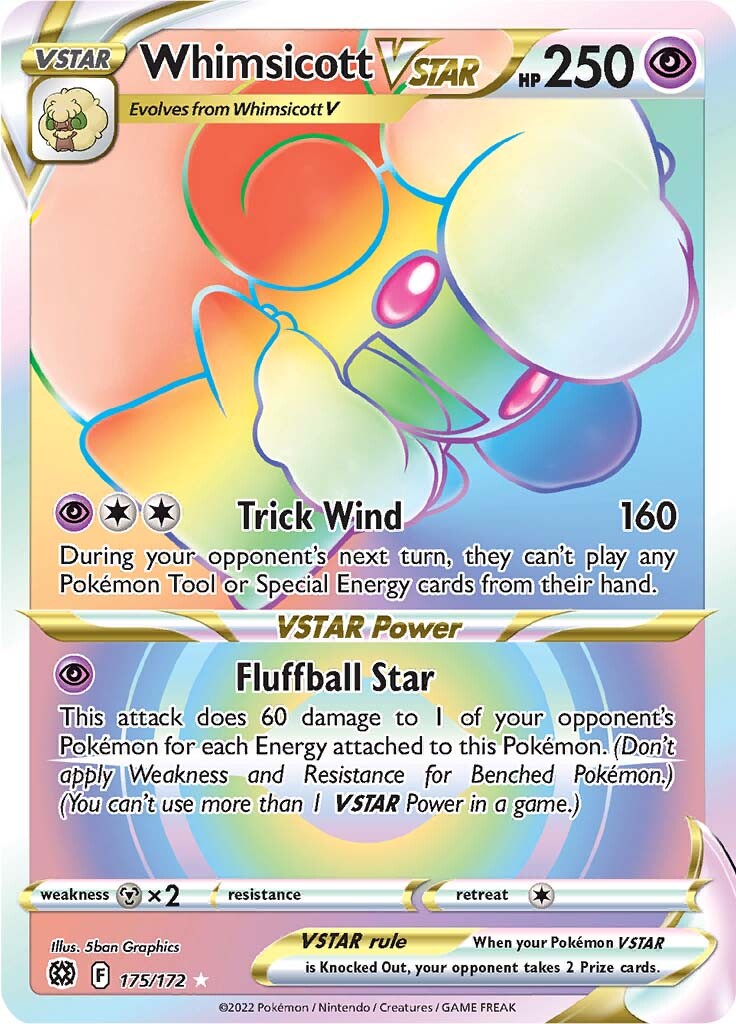 Whimsicott VSTAR (175/172) [Sword & Shield: Brilliant Stars] | GnG Games