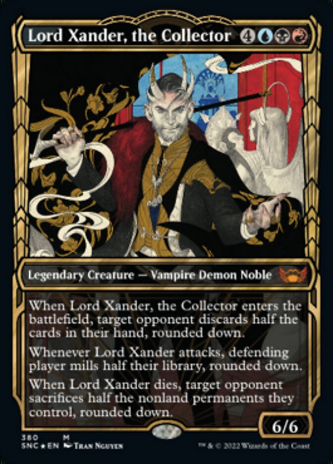 Lord Xander, the Collector (Showcase Golden Age Gilded Foil) [Streets of New Capenna] | GnG Games