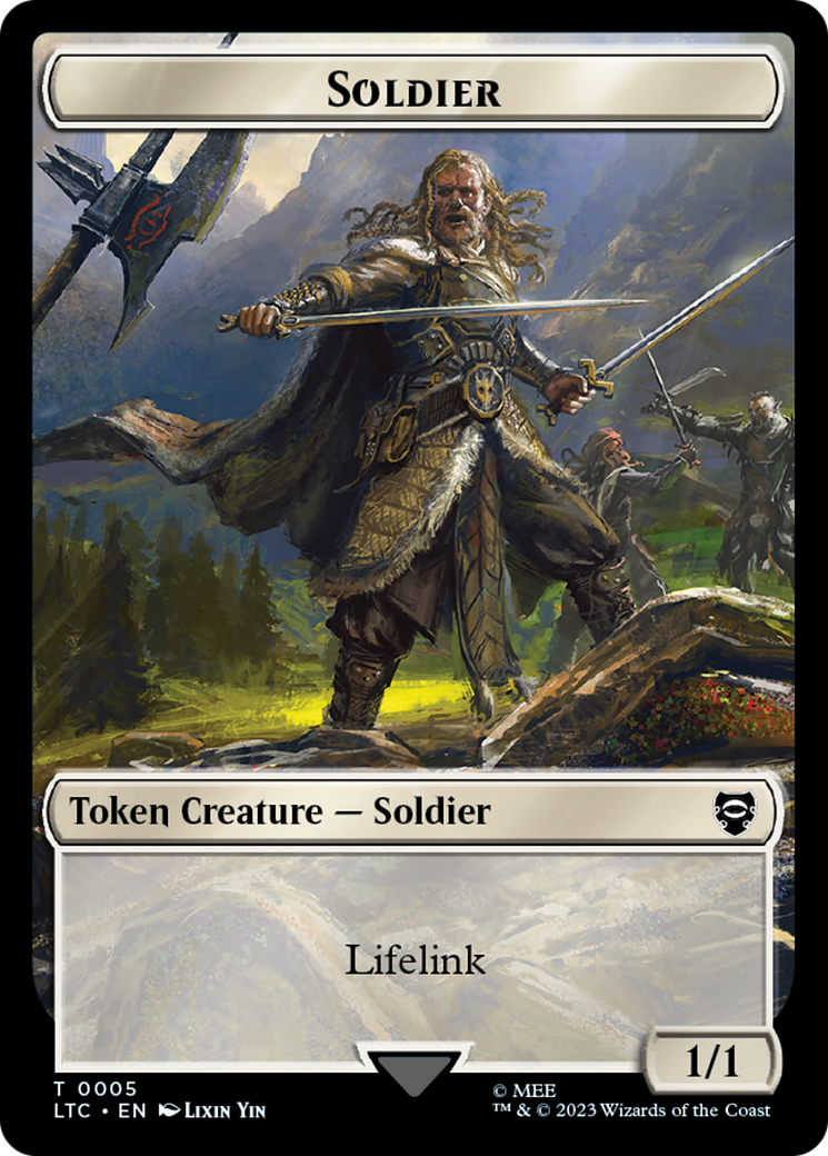 Soldier // Food Token [The Lord of the Rings: Tales of Middle-Earth Commander Tokens] | GnG Games