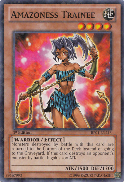 Amazoness Trainee [BP01-EN213] Starfoil Rare | GnG Games