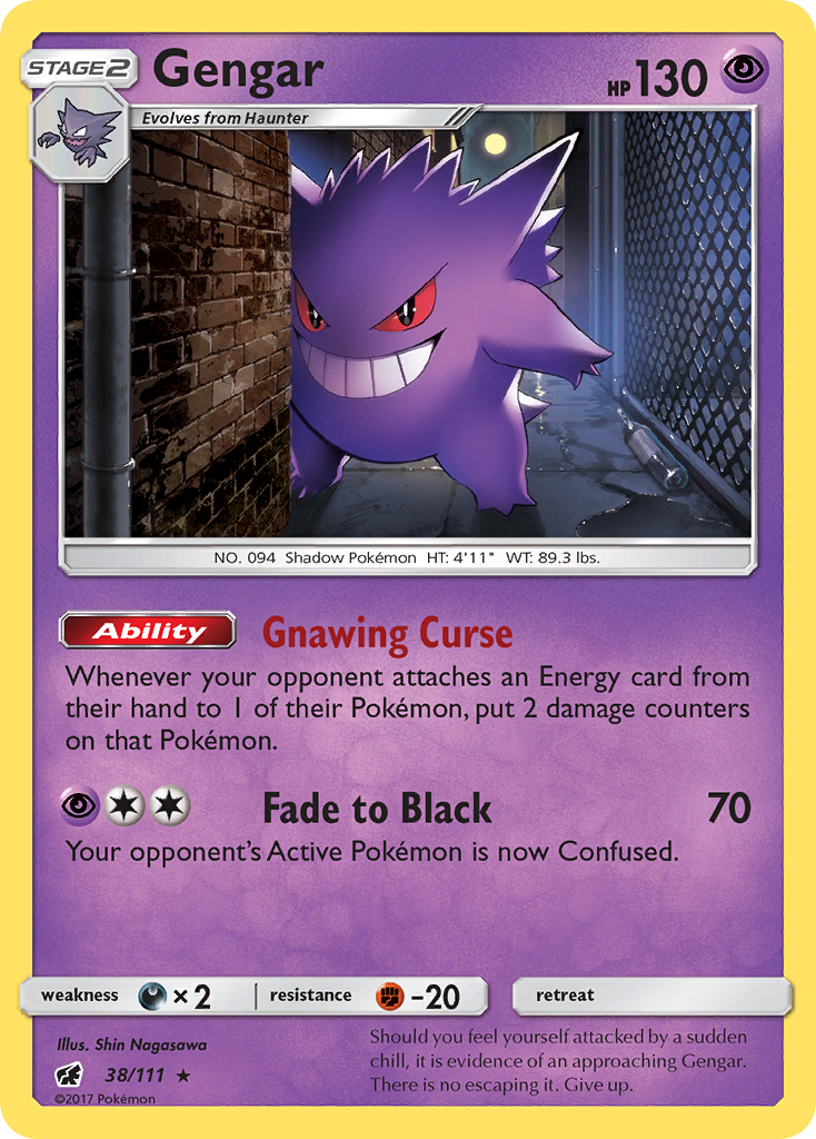 Gengar (38/111) [Sun & Moon: Crimson Invasion] | GnG Games