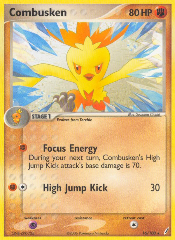 Combusken (16/100) [EX: Crystal Guardians] | GnG Games