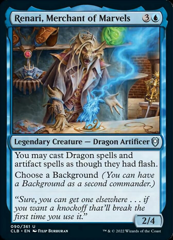 Renari, Merchant of Marvels [Commander Legends: Battle for Baldur's Gate] | GnG Games