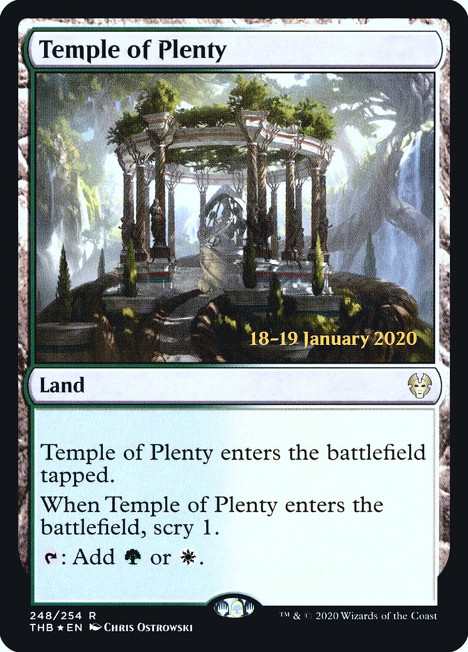 Temple of Plenty [Theros Beyond Death Prerelease Promos] | GnG Games