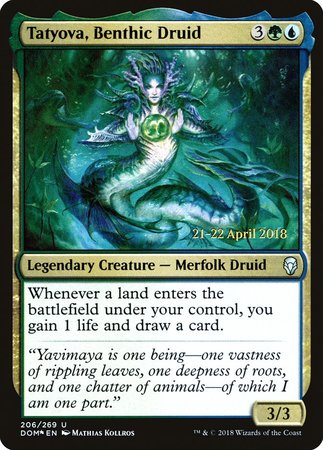 Tatyova, Benthic Druid [Dominaria Promos] | GnG Games