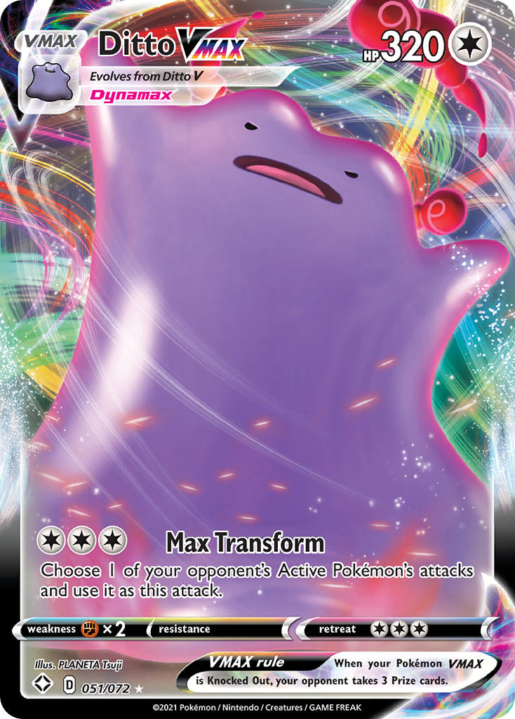 Ditto VMAX (051/072) [Sword & Shield: Shining Fates] | GnG Games