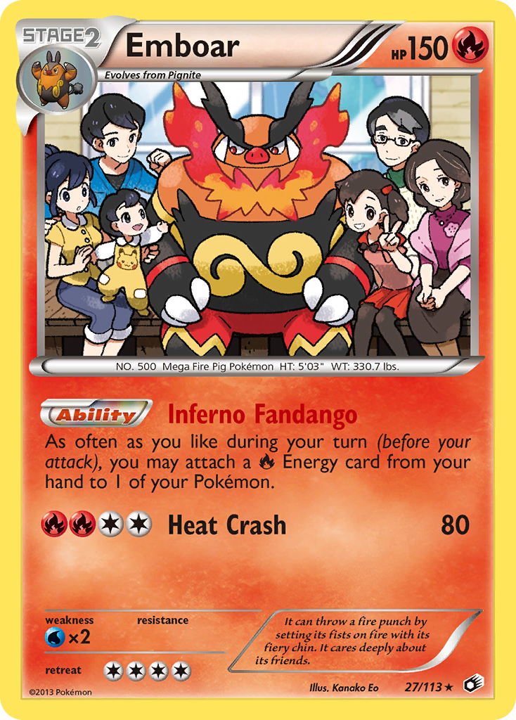 Emboar (27/113) [Black & White: Legendary Treasures] | GnG Games