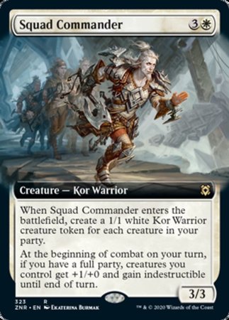 Squad Commander (Extended Art) [Zendikar Rising] | GnG Games