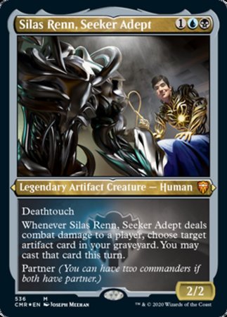 Silas Renn, Seeker Adept (Foil Etched) [Commander Legends] | GnG Games