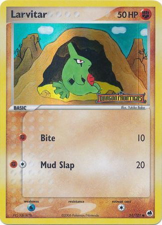 Larvitar (51/101) (Stamped) [EX: Dragon Frontiers] | GnG Games