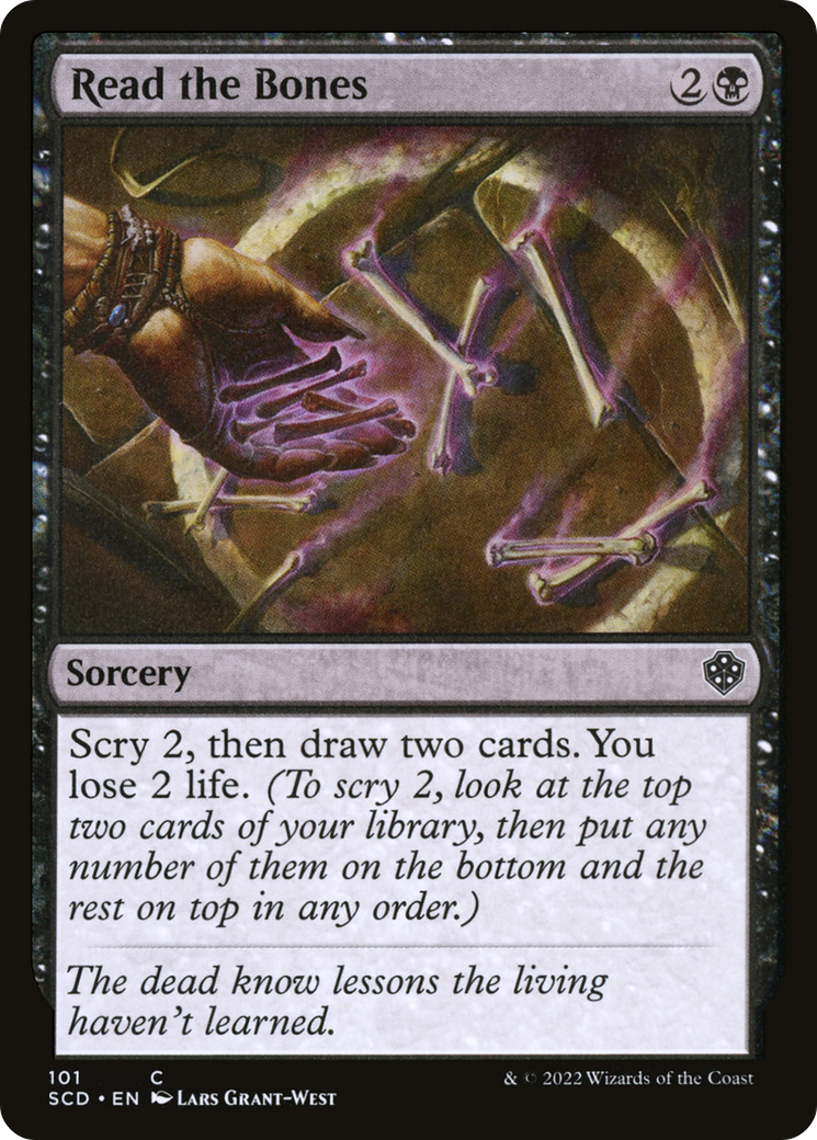 Read the Bones [Starter Commander Decks] | GnG Games