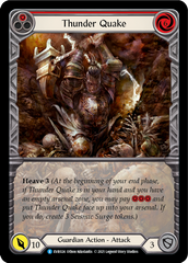 Thunder Quake (Red) [EVR024] (Everfest)  1st Edition Extended Art Rainbow Foil | GnG Games