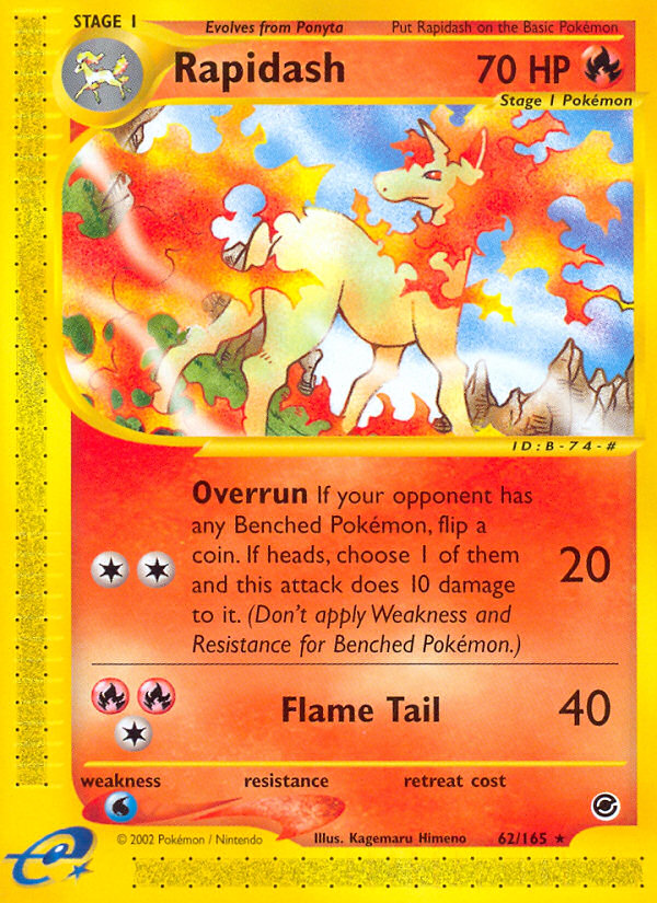 Rapidash (62/165) [Expedition: Base Set] | GnG Games