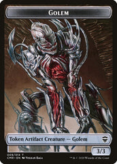 Golem // Zombie Token [Commander Legends Tokens] | GnG Games