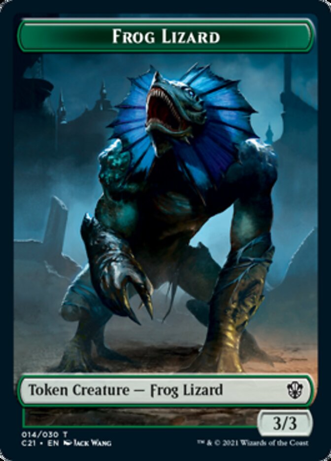 Frog Lizard // Elephant Token [Commander 2021 Tokens] | GnG Games