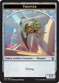 Thopter (025) // Servo Double-sided Token [Commander 2018 Tokens] | GnG Games