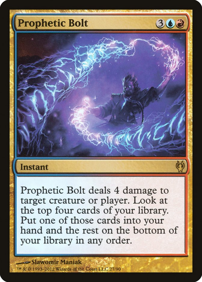 Prophetic Bolt [Duel Decks: Izzet vs. Golgari] | GnG Games