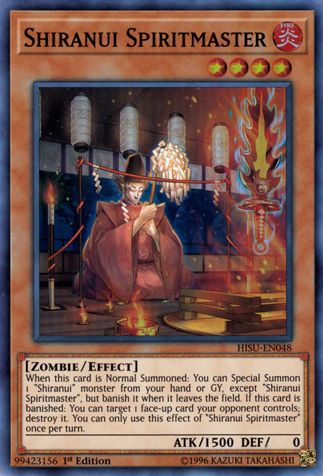 Shiranui Spiritmaster [HISU-EN048] Super Rare | GnG Games