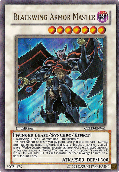 Blackwing Armor Master [CRMS-EN041] Ultra Rare | GnG Games