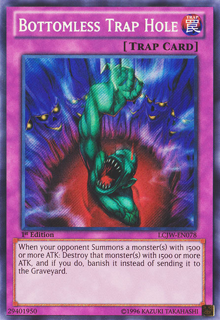 Bottomless Trap Hole [LCJW-EN078] Secret Rare | GnG Games