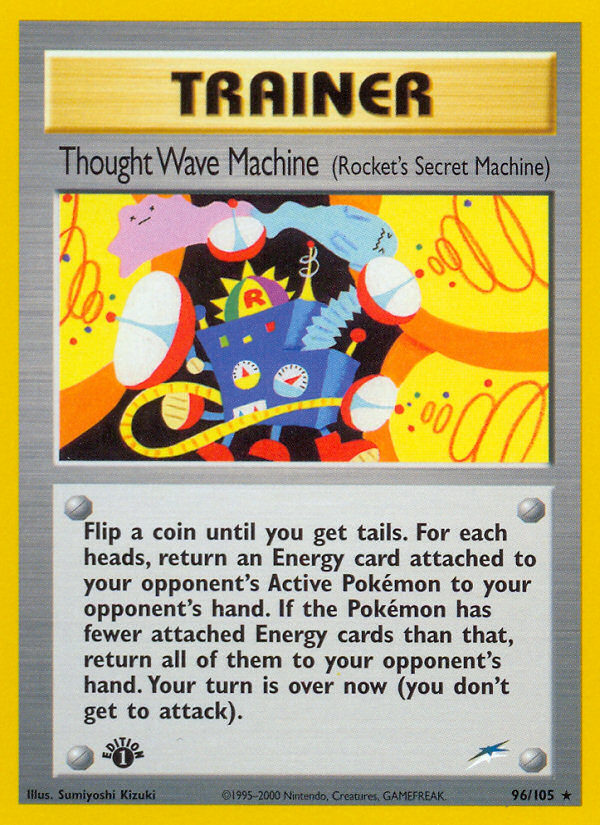 Thought Wave Machine (96/105) (Rocket's Secret Machine) [Neo Destiny 1st Edition] | GnG Games