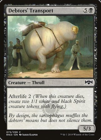 Debtors' Transport [Ravnica Allegiance] | GnG Games