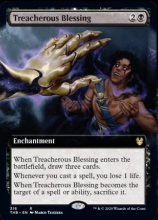 Treacherous Blessing (Extended Art) [Theros Beyond Death] | GnG Games