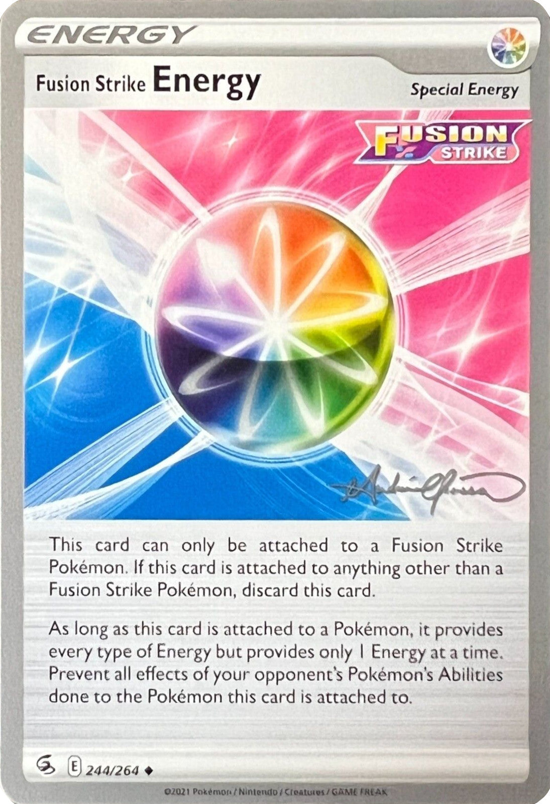 Fusion Strike Energy (244/264) (The Shape of Mew - Andre Chiasson) [World Championships 2022] | GnG Games