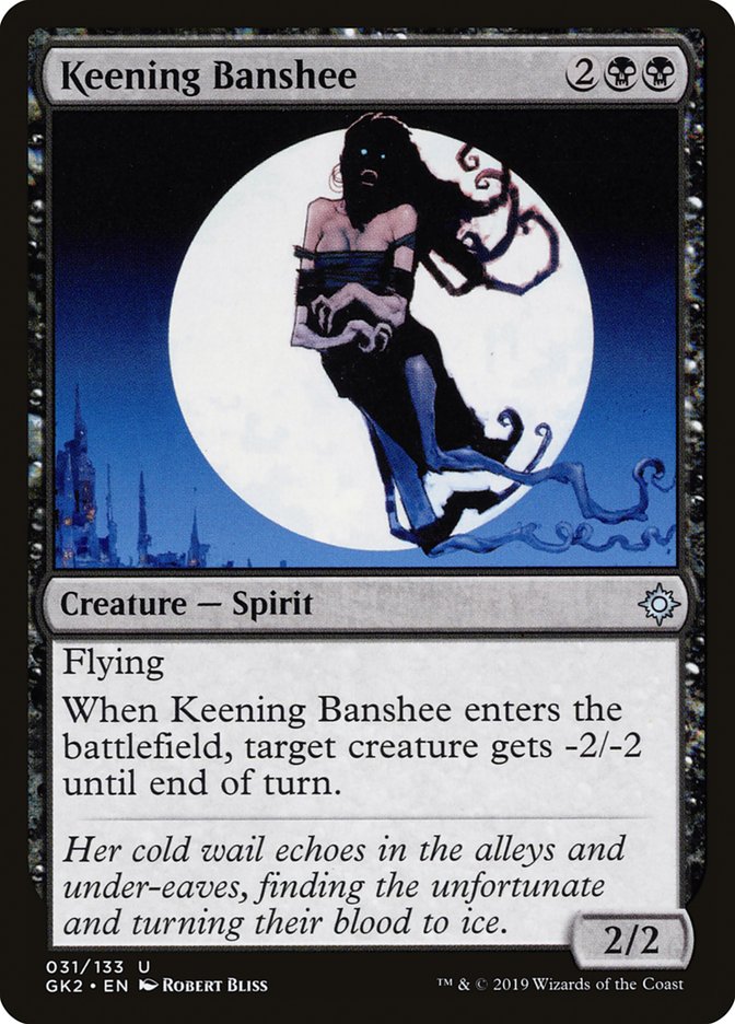 Keening Banshee [Ravnica Allegiance Guild Kit] | GnG Games