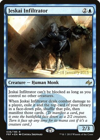 Jeskai Infiltrator [Fate Reforged Promos] | GnG Games