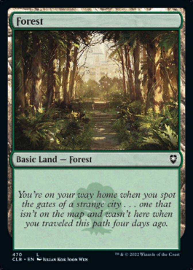 Forest (470) [Commander Legends: Battle for Baldur's Gate] | GnG Games